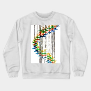 Swirls of Brightly Colored Seashells Crewneck Sweatshirt